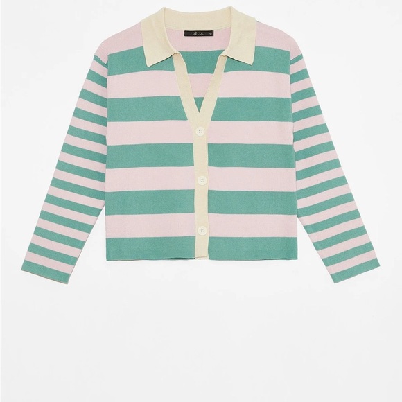 Delic Button Up Sweater - Picture 1 of 2